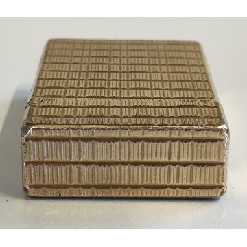 St Dupont ACCENDINO TASCA DORATO Paris France GOLDEN LIGHTER Briquet Plaque Or