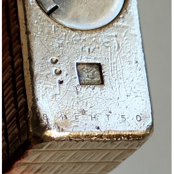 St Dupont ACCENDINO TASCA DORATO Paris France GOLDEN LIGHTER Briquet Plaque Or