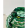 VASO VERDE ACIDATO VETRO SOFFIATO MURANO ERCOLE BAROVIER DESIGN GLASS ANFORA