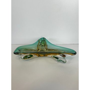 ANTICO POSACENERE VETRO MURANO ANNI 4O ITALY CIOTOLA BOWL VINTAGE SIGARETTA