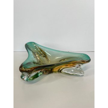 ANTICO POSACENERE VETRO MURANO ANNI 4O ITALY CIOTOLA BOWL VINTAGE SIGARETTA