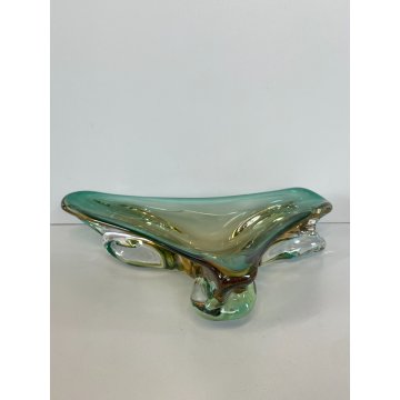 ANTICO POSACENERE VETRO MURANO ANNI 4O ITALY CIOTOLA BOWL VINTAGE SIGARETTA