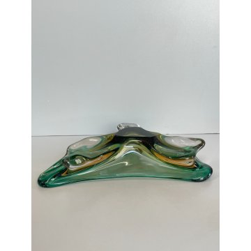 ANTICO POSACENERE VETRO MURANO ANNI 4O ITALY CIOTOLA BOWL VINTAGE SIGARETTA