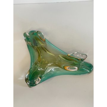 ANTICO POSACENERE VETRO MURANO ANNI 4O ITALY CIOTOLA BOWL VINTAGE SIGARETTA