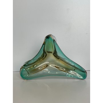 ANTICO POSACENERE VETRO MURANO ANNI 4O ITALY CIOTOLA BOWL VINTAGE SIGARETTA