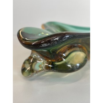 ANTICO POSACENERE VETRO MURANO ANNI 4O ITALY CIOTOLA BOWL VINTAGE SIGARETTA