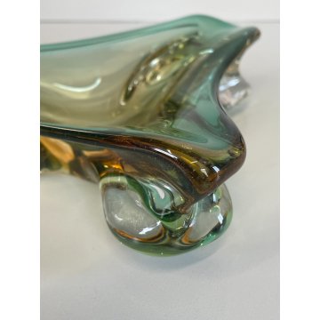 ANTICO POSACENERE VETRO MURANO ANNI 4O ITALY CIOTOLA BOWL VINTAGE SIGARETTA
