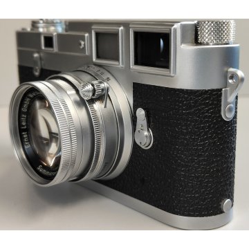 FOTOCAMERA Leica M3 OBIETTIVO Ernst Leitz GmbH Wetzlar SUMMICRON f 5 cm ANNI 50