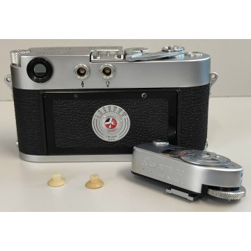 FOTOCAMERA Leica M3 OBIETTIVO Ernst Leitz GmbH Wetzlar SUMMICRON f 5 cm ANNI 50
