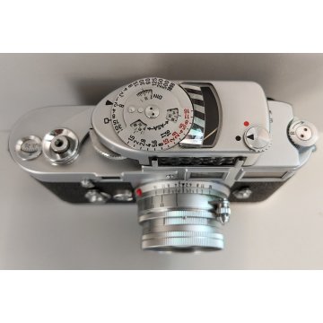 FOTOCAMERA Leica M3 OBIETTIVO Ernst Leitz GmbH Wetzlar SUMMICRON f 5 cm ANNI 50