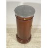 ANTICO COMODINO CILINDRO IMPERO DA CENTRO PRIMI 1900 LEGNO MARMO CASSETTO ANTA