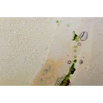 GRANDE QUADRO DIPINTO ASTRATTO Mario Silva 1975 "Levitação" ACRILICO TELA  