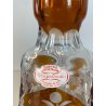 DECANTER CRISTALLO BOEMIA DECORO CUT to CLEAR AMBER VINTAGE BARWARE '900