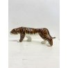 FIGURA CERAMICA TIGRE Virio Da Savona MGA ALBISOLA SCULTURA ANIMALIER DECO' '50