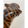 FIGURA CERAMICA TIGRE Virio Da Savona MGA ALBISOLA SCULTURA ANIMALIER DECO' '50