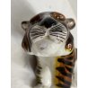 FIGURA CERAMICA TIGRE Virio Da Savona MGA ALBISOLA SCULTURA ANIMALIER DECO' '50