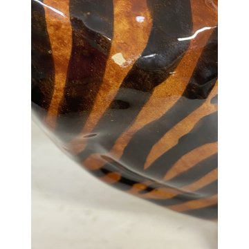 FIGURA CERAMICA TIGRE Virio Da Savona MGA ALBISOLA SCULTURA ANIMALIER DECO' '50