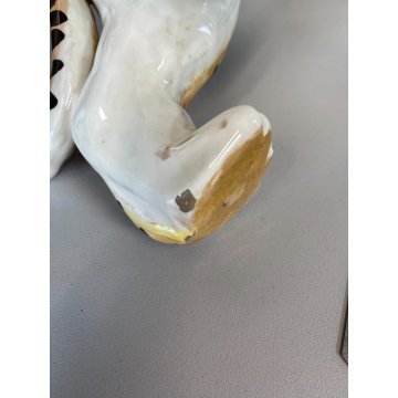 FIGURA CERAMICA TIGRE Virio Da Savona MGA ALBISOLA SCULTURA ANIMALIER DECO' '50