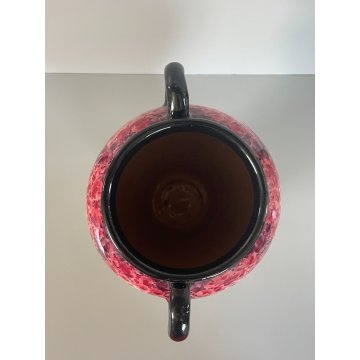 ANTICO VASO CERAMICA SMALTATA MID CENTURY FIRMATO UMBERTIDE ROMETTI ITALY 1950