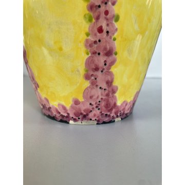 ANTICO VASO CERAMICA SMALTATA MID CENTURY FIRMATO UMBERTIDE ROMETTI ITALY 1950