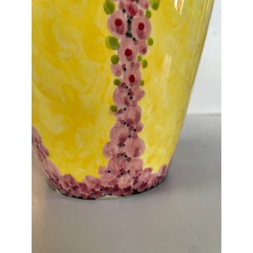 ANTICO VASO CERAMICA SMALTATA MID CENTURY FIRMATO UMBERTIDE ROMETTI ITALY 1950