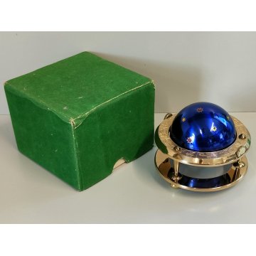 EUROPA orologio tavolo VINTAGE globo ZODIACO sveglia 7 jewels CARICA MANUALE box