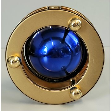 EUROPA orologio tavolo VINTAGE globo ZODIACO sveglia 7 jewels CARICA MANUALE box