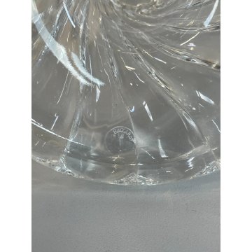 COPPIA PORTA LUMI CRISTALLO BACCARAT CANDELA CANDELABRO FRANCIA CANDLESTICK