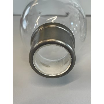 COPPIA PORTA LUMI CRISTALLO BACCARAT CANDELA CANDELABRO FRANCIA CANDLESTICK