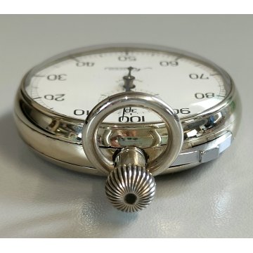 Minerva ANTICO CRONOMETRO OROLOGIO TASCA cronografo 1/100 WATCH epoca ANNI 60