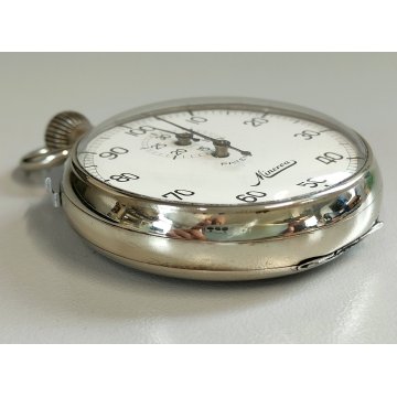Minerva ANTICO CRONOMETRO OROLOGIO TASCA cronografo 1/100 WATCH epoca ANNI 60