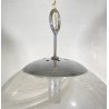 LAMPADARIO SFERA DESIGN VETRO MURANO VENINI 1970 FERRO LAMPADA SOFFITTO VINTAGE