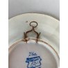 PICCOLO PIATTO da PARETE TERRACOTTA BIANCA BLU Delft HOLLAND Makkum VINTAGE 900