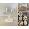 SET 6 COPPE CHAMPAGNE Josephinenhütte Mod GOGO CRISTALLO MIDCENTURYMODERN 11cm/h