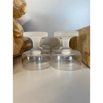 SET 6 COPPE CHAMPAGNE Josephinenhütte Mod GOGO CRISTALLO MIDCENTURYMODERN 11cm/h