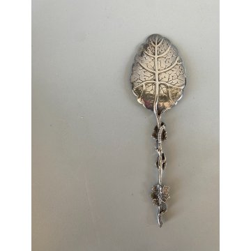 POSATE PASTICCERIA ART NOUVEAU 1 PALETTA DOLCE 6 FORCHETTE Zilfa SILVERPLATED NL