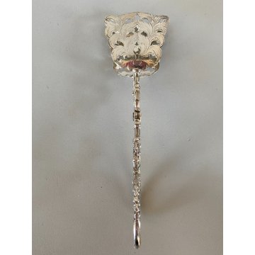 PINZA PASTICCERIA ART NOUVEAU ATTR. Zilfa MANICO ORNATO RAMAGE SILVERPLATED NL