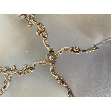 PINZA PASTICCERIA ART NOUVEAU ATTR. Zilfa MANICO ORNATO RAMAGE SILVERPLATED NL