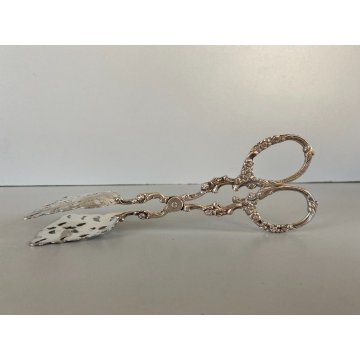 PINZA PASTICCERIA ART NOUVEAU ATTR. Zilfa MANICO ORNATO RAMAGE SILVERPLATED NL