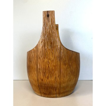 CESTINO IN BAMBU' DESIGN Aldo Tura MACABO ANNI '60s