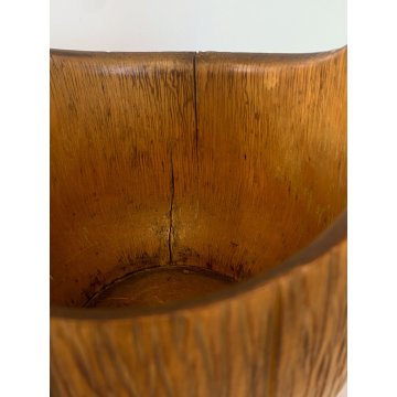 CESTINO IN BAMBU' DESIGN Aldo Tura MACABO ANNI '60s