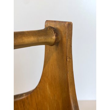 CESTINO IN BAMBU' DESIGN Aldo Tura MACABO ANNI '60s