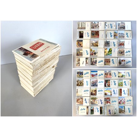 LOTTO 72 serie FIGURINE LIEBIG n° 205 / 296  ediz. Italiana - 18 serie MANCANTI