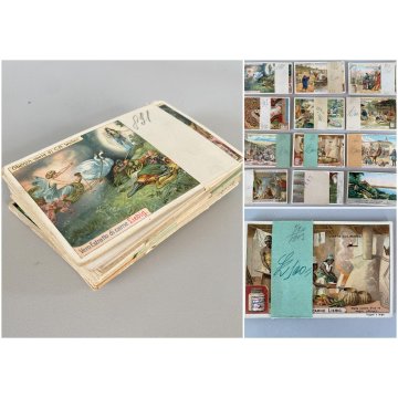 LOTTO 12 serie FIGURINE LIEBIG ediz. Italiana. COMPLETE - 10 serie INIZIO '900