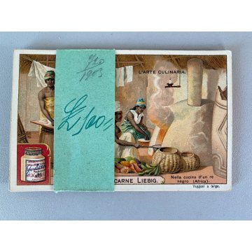 LOTTO 12 serie FIGURINE LIEBIG ediz. Italiana. COMPLETE - 10 serie INIZIO '900