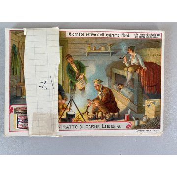 LOTTO 12 serie FIGURINE LIEBIG ediz. Italiana. COMPLETE - 10 serie INIZIO '900