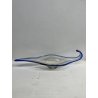GRANDE VASO CIOTOLA SVUOTATASCHE VETRO BLU MURANO DESIGN TRASPARENTE BOWL TAVOLA