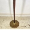 LAMPADA DA TERRA ART DECO ANNI 40 VINTAGE LEGNO OTTONE LUCE FLOOR LAMP PIANTANA
