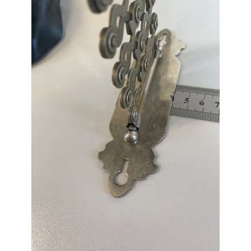 PORTA CANDELE a BRACCIO PER PIANOFORTE PARETE METALLO ESTENSIBILE VINTAGE '50