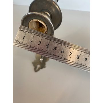 PORTA CANDELE a BRACCIO PER PIANOFORTE PARETE METALLO ESTENSIBILE VINTAGE '50